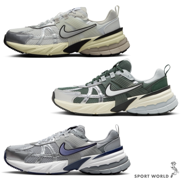 Nike 休閒鞋 男鞋 復古 V2K Run 銀灰/綠銀/銀紫【運動世界】HJ4497-100/HJ4497-300/HJ4497-002