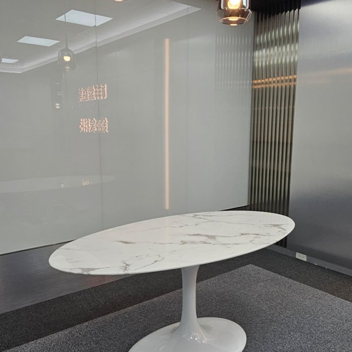 台大復刻家具_客製尺寸】 鬱金香橢圓餐桌Saarinen Tulip Oval Table