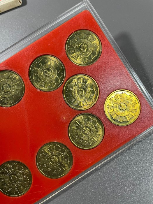 上海造幣廠十二生肖紀念章（#0828）第一輪1981年～1992年，本銅24mm