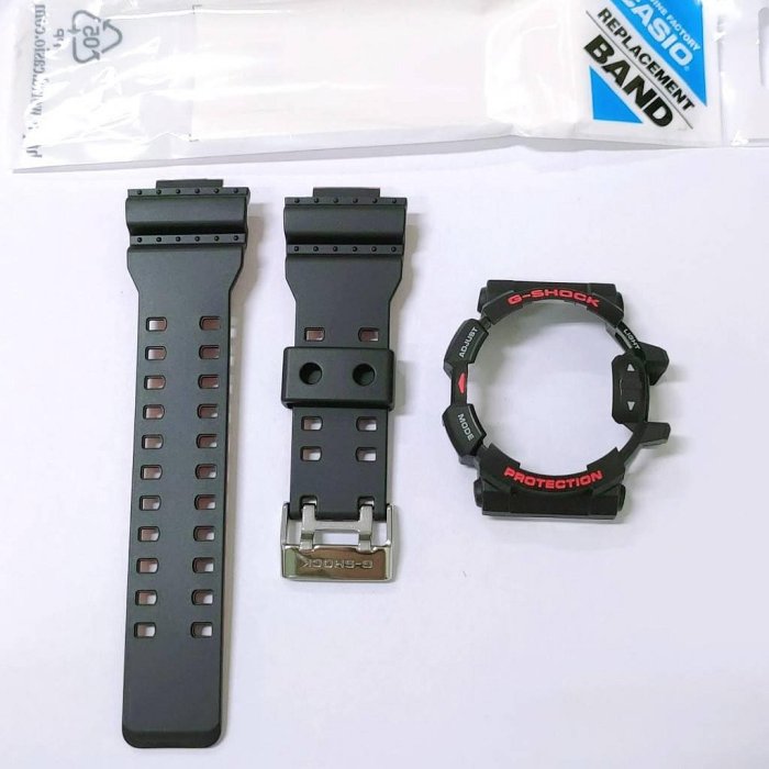【錶帶耗材】卡西歐 G-SHOCK GA-400HR GA-110HR 黑色霧面 原廠錶帶/ 原廠錶殼 全新正品 GA-400 GA-110