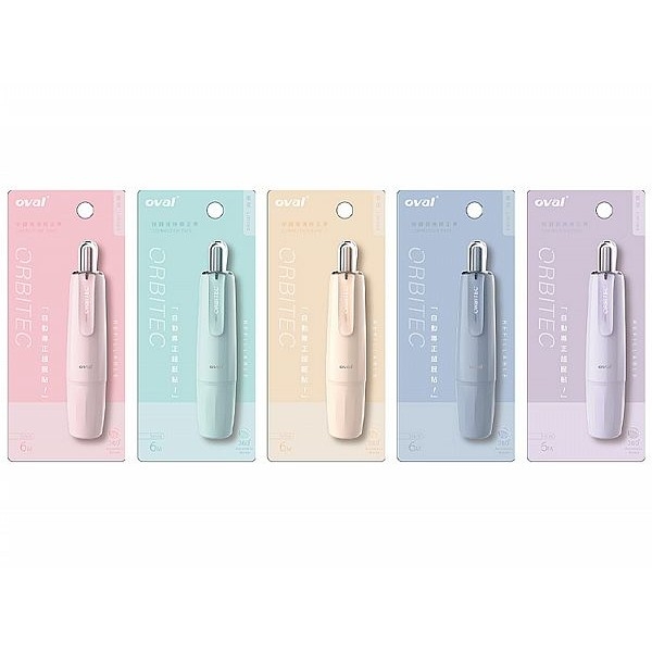 oval 歐文 按鍵式修正帶(QSR-506)1入 款式可選 暖色系【小三美日】