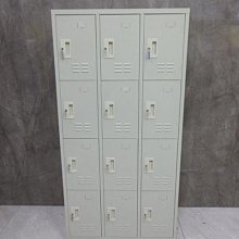 新竹辦公家具◎百豐悅2手家具-二手 辦公OA二手 90公分十二門員工櫃 內務櫃 員工置物櫃 桃園二手家具 西湖2手家具