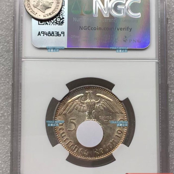 NGC MS62分1936年F德國5馬克銀幣評級幣售出不退不換有的朋友可以直接拍