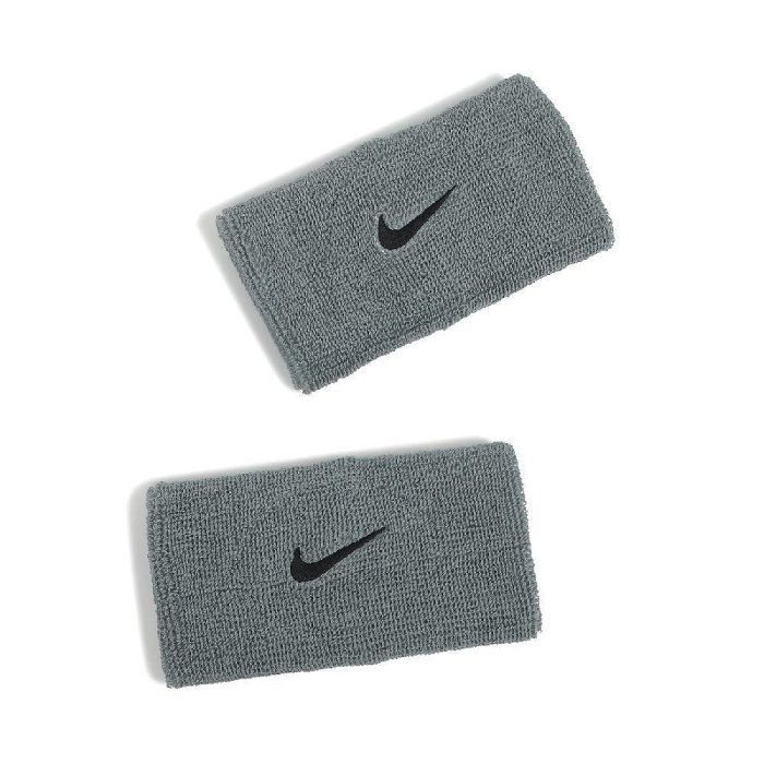 【曼森體育】NIKE SWOOSH 灰色 加長護腕 運動腕帶 護腕 吸汗