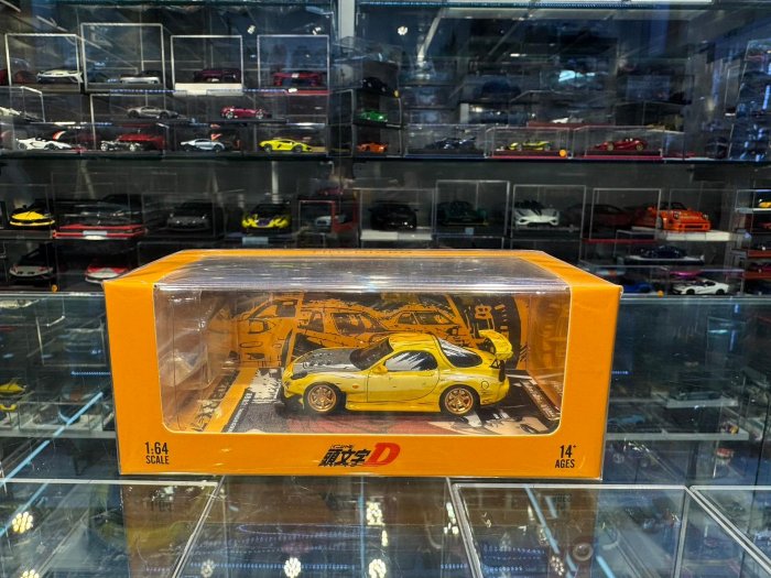 1/64 timemicro マツダ RX-7 雨宮 イニシャルD フィギュア付 1/64 timemicro マツダ RX-7 雨宮 イニシャルD フィギュア付