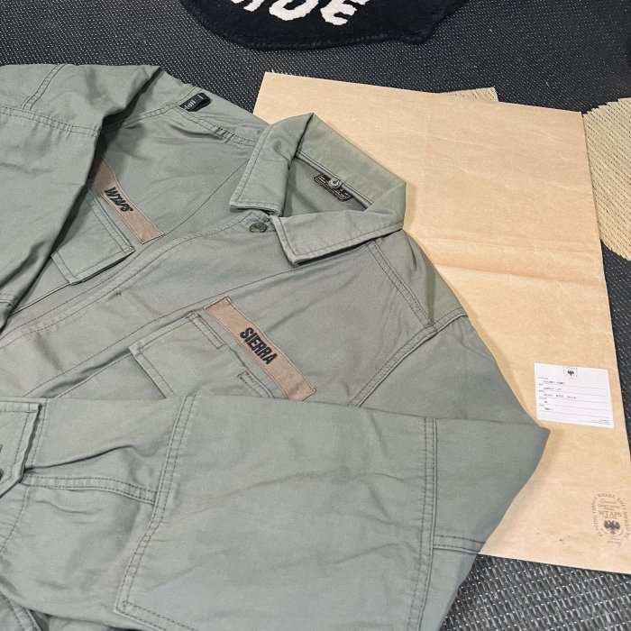 希望商店】WTAPS JUNGLE LS SHIRTS 15AW 經典四袋厚磅軍衫外套
