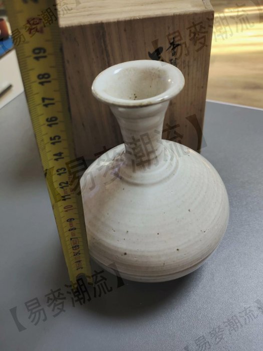 李朝 青白瓷 日本回流李朝白瓷，朝鮮高麗青白瓷李朝鶴首瓶花入花瓶日本回流約江戶