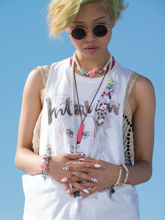 Venessa Arizaga DON’T WORRY BEE HAPPY 笑臉彩色手鍊