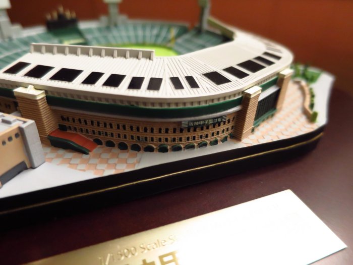 圓圓小舖}全新日本帶回阪神甲子園球場模型超擬真1:1500 阪神虎林威助