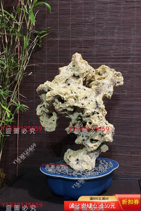 標價為裸石價格，太湖石·龍掛黃太湖石文房擺件展示架博古架擺件盆景供