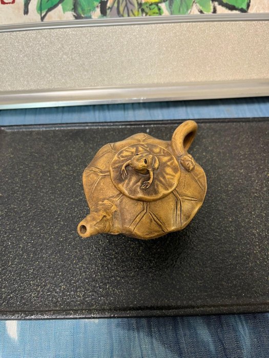 陳鳴遠紫砂壺荷葉青蛙仿古| Yahoo拍賣