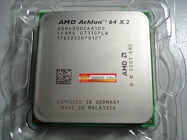AMD Athlon 64 X2 4000 AM2腳位/ 雙核心/ L2=512 64位元