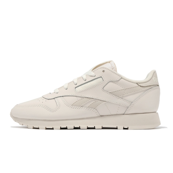REEBOK 休閒鞋 CLASSIC LEATHER 米白 皮革 復古 版型偏小 100034438