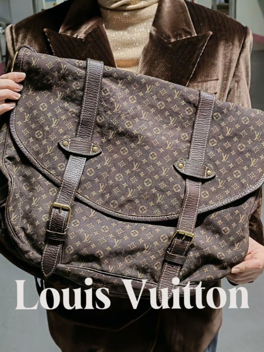 LV95新單寧款大號雙帶雙子星背包9