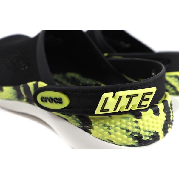 Crocs 休閒鞋 懶人鞋 黑黃色 男女鞋 207634-02K no076 | 涼鞋 | Yahoo購物中心