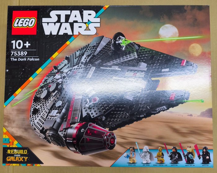 LEGO 樂高 75389 黑暗版千年鷹 全新未拆 雙北面交