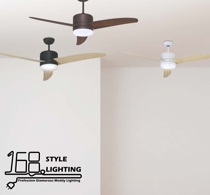 【168 Lighting】60吋單燈BLDC直流無刷（3色）玉山吊扇FS 81089