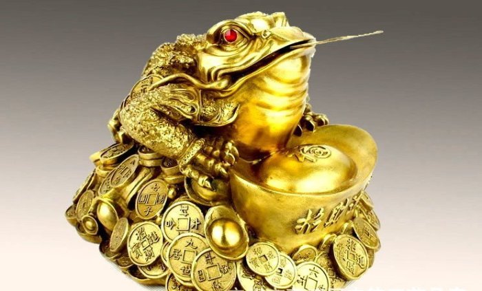 精選銅三腳金蟾蜍神獸擺件銅元寶招財旺財客廳居家風水擺飾擺件裝飾品