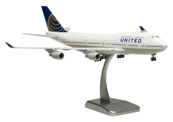 飛行夢想家**Hogan1:200 聯合航空United Airlines Boeing 747-400 N12