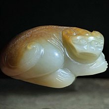 白玉 和田青白玉 独角瑞兽 清代 独角瑞兽- 中国古玉网