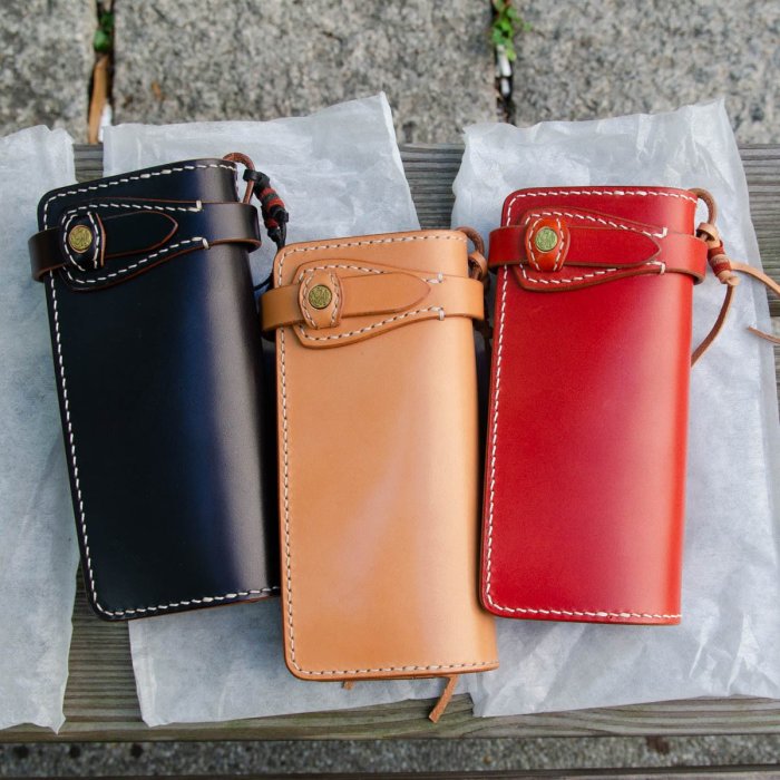 天神Tenjin Works LW06 Long Wallet 櫪木多脂皮革長財布| Yahoo拍賣