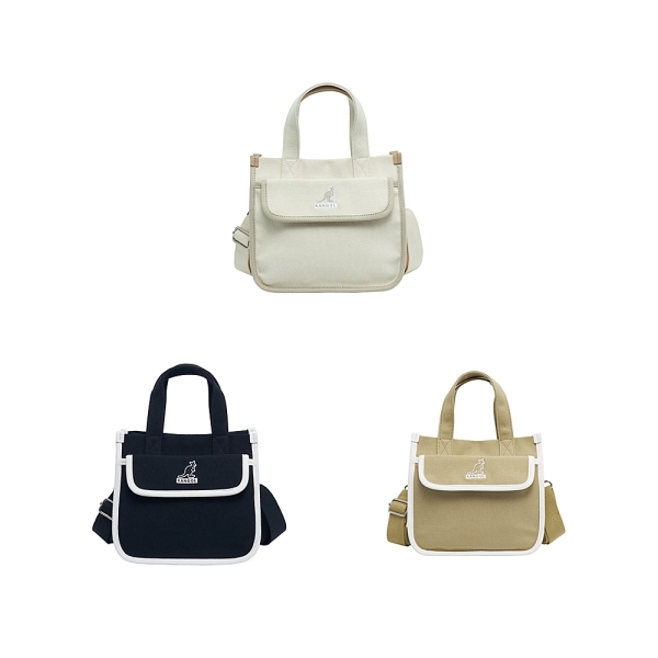 【領券折120】KANGOL 手提側背包 帆布 64551701