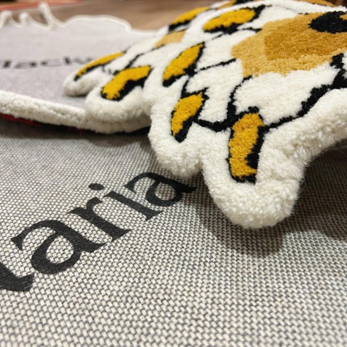 希望商店】WACKO MARIA TIM LEHI / RUG 23SS 老虎火圈地毯地墊