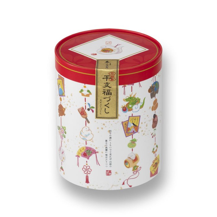 ＊日式雜貨館＊日本 小倉山莊 馬年限定 干支年限定 干支福綜合禮盒 新年禮盒 干支飴 無選別仙貝禮盒 綜合仙貝米果 季節限定 綜合禮盒款