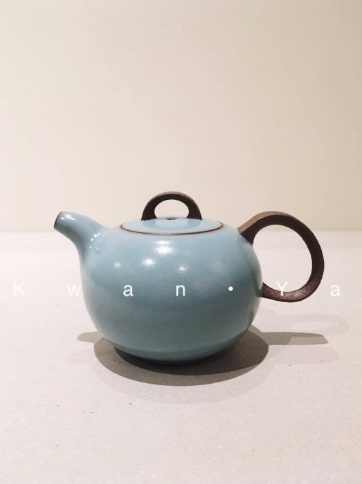 雲白天青蘇保在青瓷天青釉壺茶道茶文化茶道具天青釉茶壺汝窯官窯江有庭