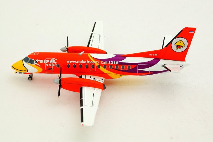Nok Mini Saab 340【Orange】Registration：HS-GBE 泰國皇雀航空限量品