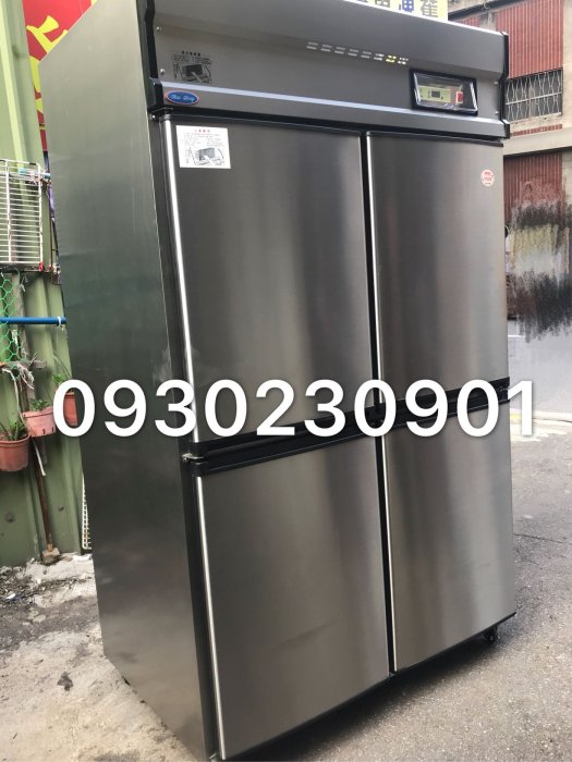 營業用冰箱，匯勒四門冰箱。風冷四門全藏冰箱。4門冰箱。材質不銹鋼304