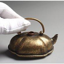 禾洛書屋】G.15 古銅壺/銅水滴/硯滴/水盂《純銅》底款榮寶齋/收藏單品