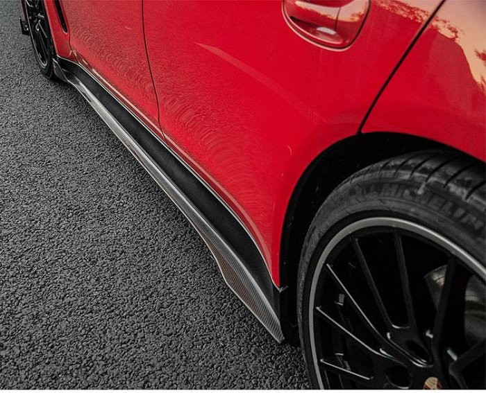 10-13款保時捷Panamera 帕拉梅拉 改裝小包圍 碳纖維前下巴側裙後下巴/請詢價