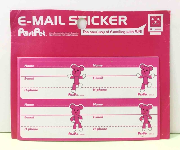 【震撼精品百貨】PostPet MOMO熊~MOMO熊貼紙-粉色#77039