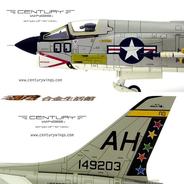 Century Wings 精品】F-8E CRUSADER U.S.NAVY VF-162 十字軍戰士艦載