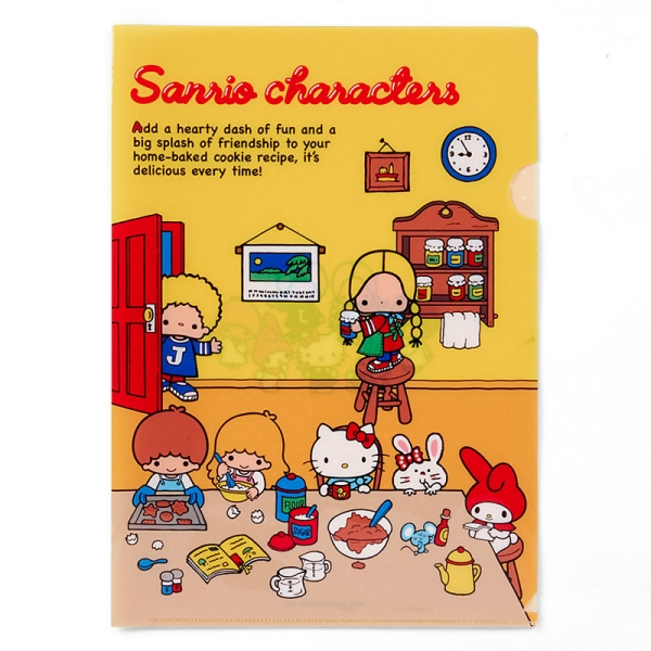 【震撼精品百貨】Hello Kitty 凱蒂貓~SANRIO 70'S復古群星大集合系列資料夾(房間)