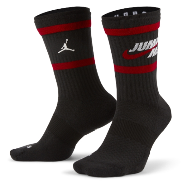 NIKE JORDAN LEGACY 襪子 一入 運動襪 長襪 針織 跳跳人 黑 紅【運動世界】DA2560-010 | 襪子 | Yahoo購物中心