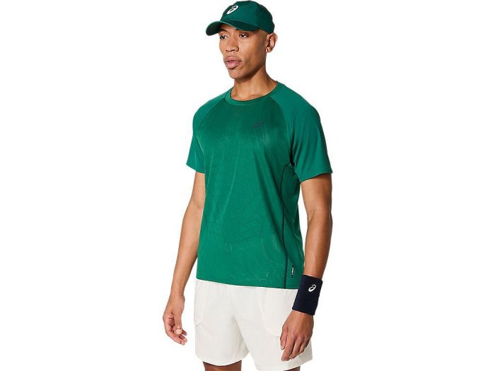 【曼森體育】ASICS 亞瑟士 短袖上衣 男款 ACTIBREEZE 亞洲大師賽 海外版 網球上衣 2041A320-325