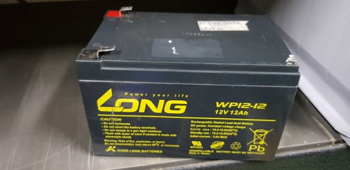 (二手中古電池) LONG WP12-12(NP12-12) 電動機車 / UPS電池 / 電力金剛 / 船釣捲線器