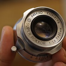 千代田光學Minolta Chiyoko Super-Rokkor 45mm f/2.8 L39口可轉Sony E