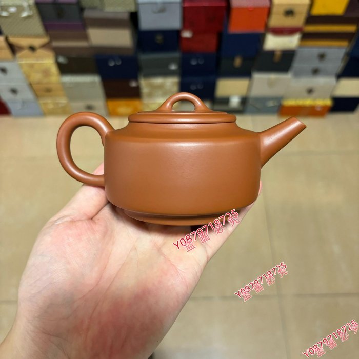 李娟紫砂壺早期作品極品原礦老朱泥手工制作容量210cc#紫砂茶茶器紫砂