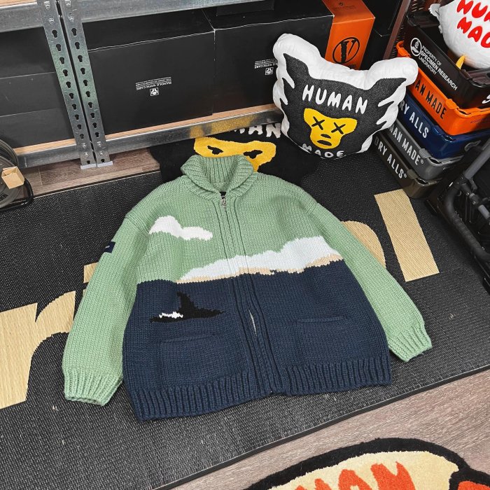 希望商店】 【✓寄賣商品】DESCENDANT SUNKEN COWICHAN SWEATER 23AW