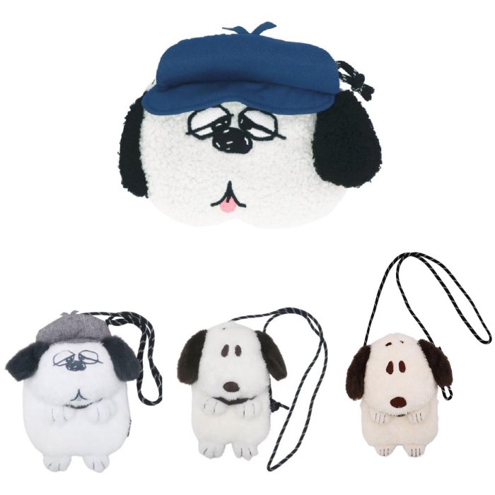 ＊日式雜貨館＊日本限定 史努比 olaf 歐拉夫 造型斜背包 斜背包 造型包 Peanuts 復古色系 造型包包 拉鍊包