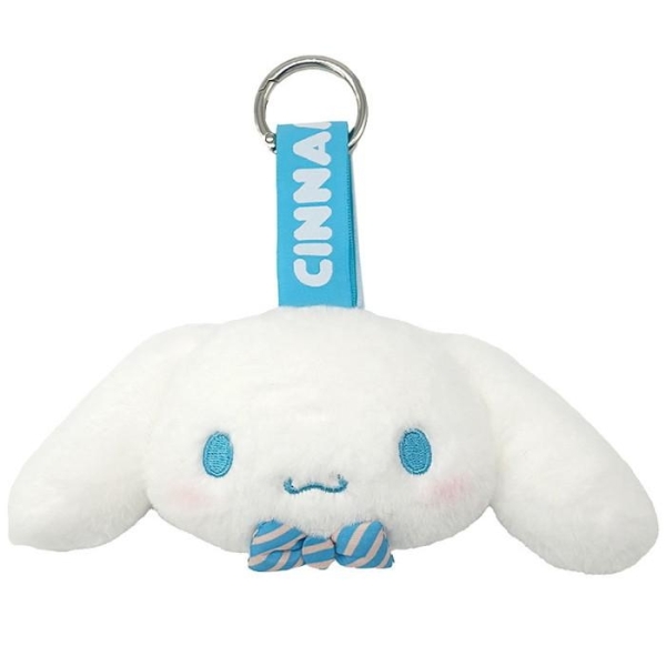 【震撼精品百貨】大耳狗 Cinnamoroll 日本SANRIO三麗鷗 大耳狗絨毛玩偶扣環吊飾-大頭款*21514