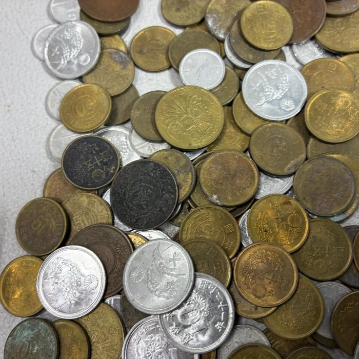 藏舊尋寶屋】老日本明治/大正/昭和時期古錢幣舊紙鈔銀幣錢串硬幣/貨幣