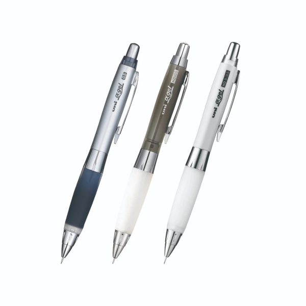 uni 日本三菱 全緩震氣墊搖搖出芯自動鉛筆/鉛芯上鎖 M5-617GG α-gel