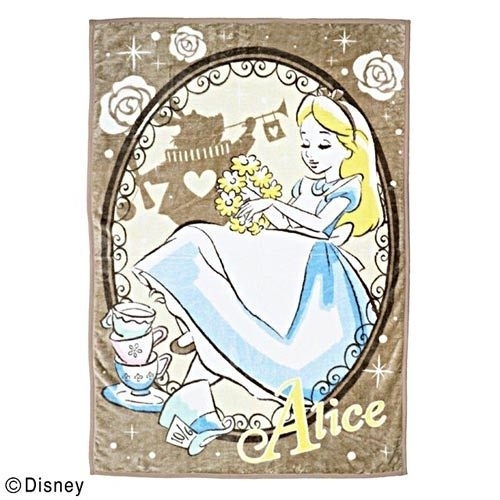 【震撼精品百貨】愛麗絲夢遊仙境 Alice~愛麗絲手繪圖案兒童用單人毛毯M(奇幻兔子洞)#65852