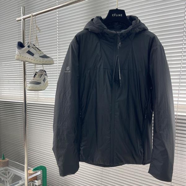 『名品站』KAILAS•凱樂石秋冬新款時尚休閒防寒外套 英倫風型男連帽外套 原單大牌 專櫃精品防風保暖登山棉服夾克512AT1389