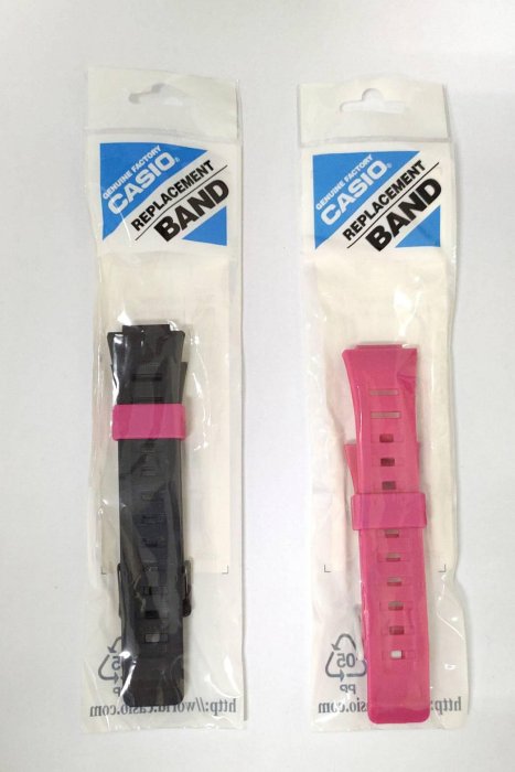 【錶帶耗材】 CASIO 卡西歐 SDB-100-1B / SDB-100-4A 原廠錶帶 黑/桃紅 國隆手錶專賣店