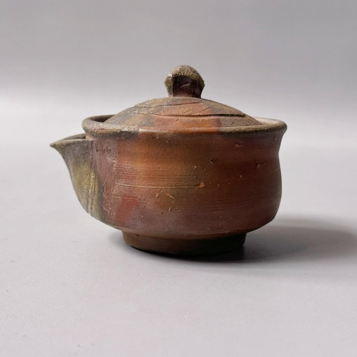 嚴選木村一陽作寶瓶，140cc無箱日本備前焼，藝術陶瓷收藏推薦日本備前